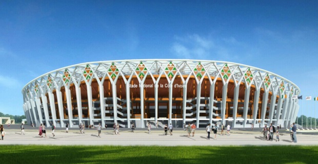Le futur stade olympique d'Abidjan