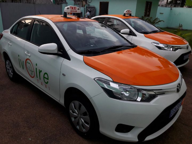 Les nouveaux taxis d'Abidjan ont été mis en service au moment des jeux